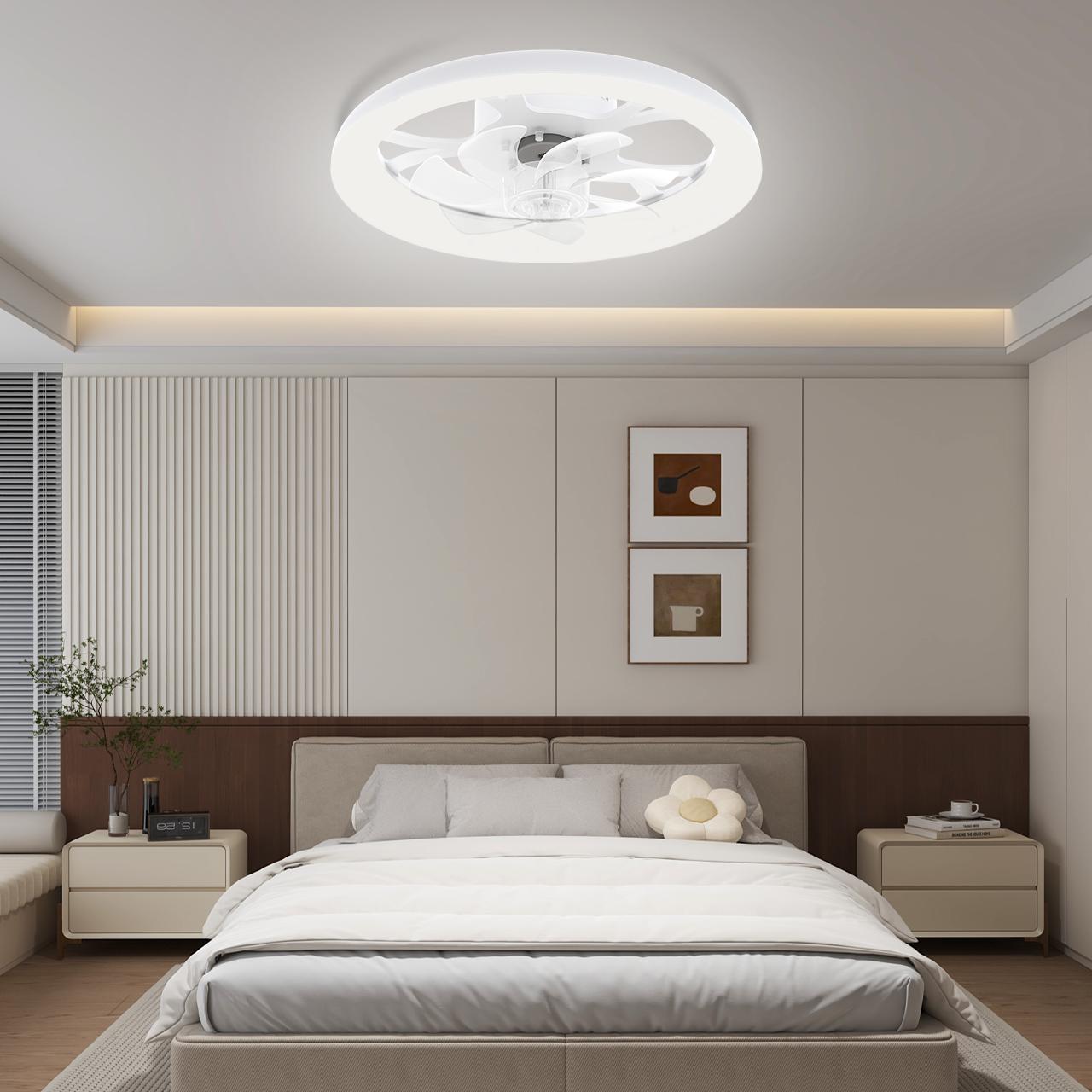 HYPERLITE Dimmable Modern LED Fan Light,Ceiling Fan With Light Remote, 3 LED Color Temperature, 6 Speed Noiseless AC Motor, Timer Setting,Adjustable Brightness,White Fandelier Ceiling Fans for Bedroom,Dining room, Living room, Study,SpringGlowUp HYPERLITE Dimmable Modern LED Fan Light,Ceiling Fan With Light Remote, 3 LED Color Temperature, 6 Speed Noiseless AC Motor, Timer Setting,Adjustable Brightness,White Fandelier Ceiling Fans for Bedroom,Dining room, Living room, Study,SpringGlowUp