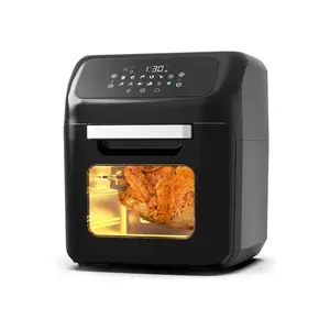 12 Qt Air Fryer Oven, Convection Toaster Oven with Rotisserie, Food Dehydrator