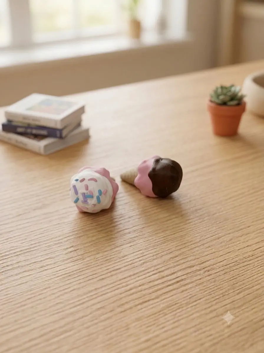 Ice Cream Clicker - 3D Printed Fidget Toy