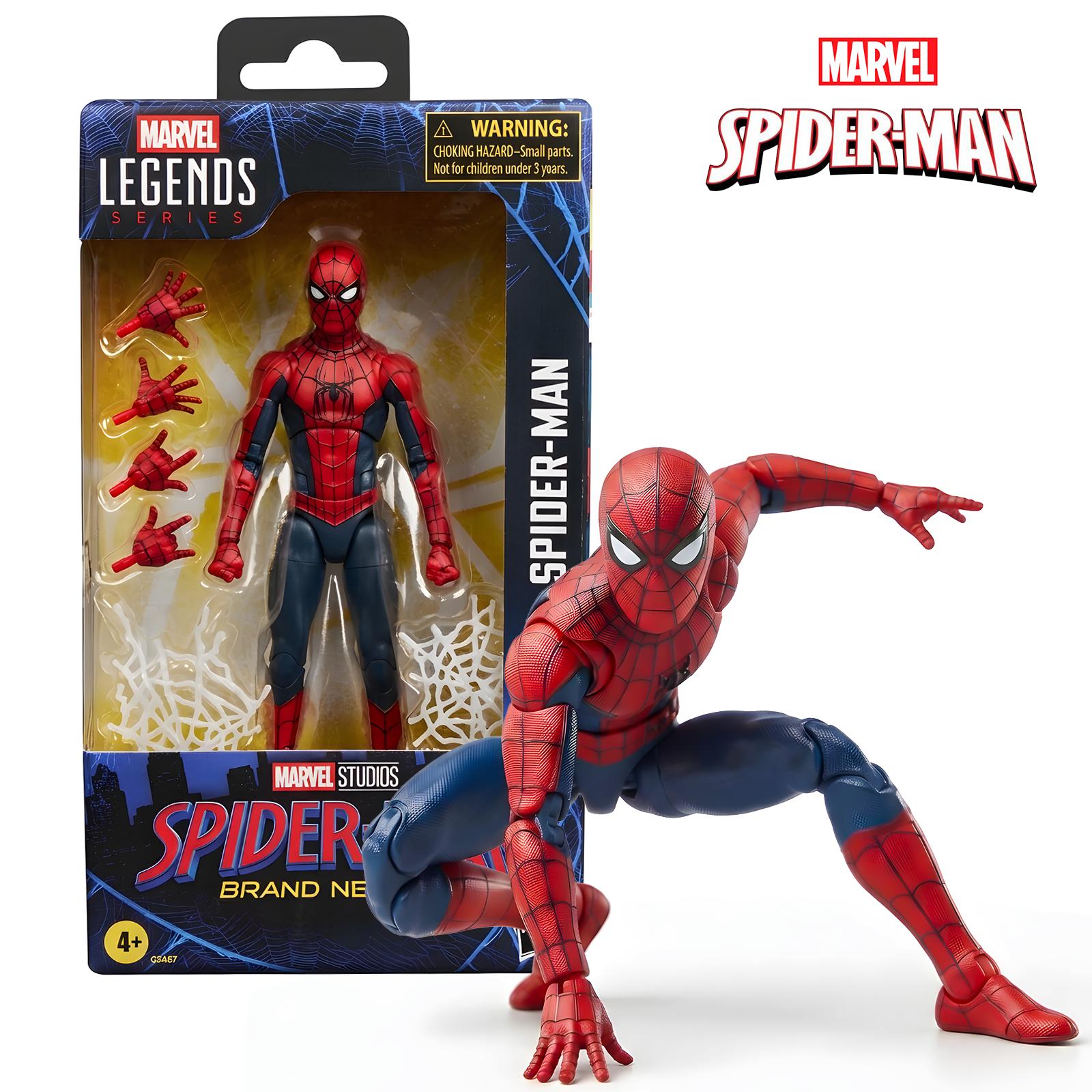 Marvel Spider-Man: Ολοκαίνουργια φιγούρα δράσης 6 ιντσών Day, αρθρωτή συλλεκτική ταινία με 4 εναλλασσόμενα χέρια και 2 εφέ ιστού Marvel Spider-Man: Ολοκαίνουργια φιγούρα δράσης 6 ιντσών Day, αρθρωτή συλλεκτική ταινία με 4 εναλλασσόμενα χέρια και 2 εφέ ιστού