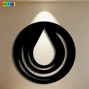 1pc Water Drop Metal Wall Art, Minimalist Water Drop Statue Mural, Ideal Gift for New Year, Easter, Nature Decor Enthusiasts, Rust-Resistant Metal Wall Decor Wall Sculptures, Perfect for Indoor Wall & Outdoor Fence Water Drop Decor Enthusiasts