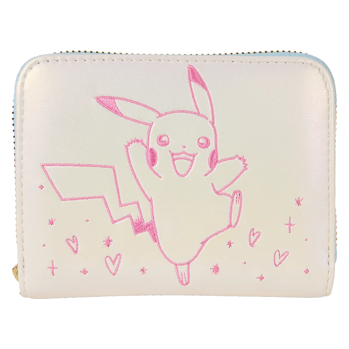 Pokemon Iridescent Pikachu Zip Around Wallet, Casual Trendy Wallet, Stylish Wallet