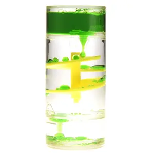 212 MAIN Green Liquid Motion Bubbler, Sturdy Plastic Relaxation Aid, Stress Relief Decoration, Sports & Outdoor Accessory for Coaches