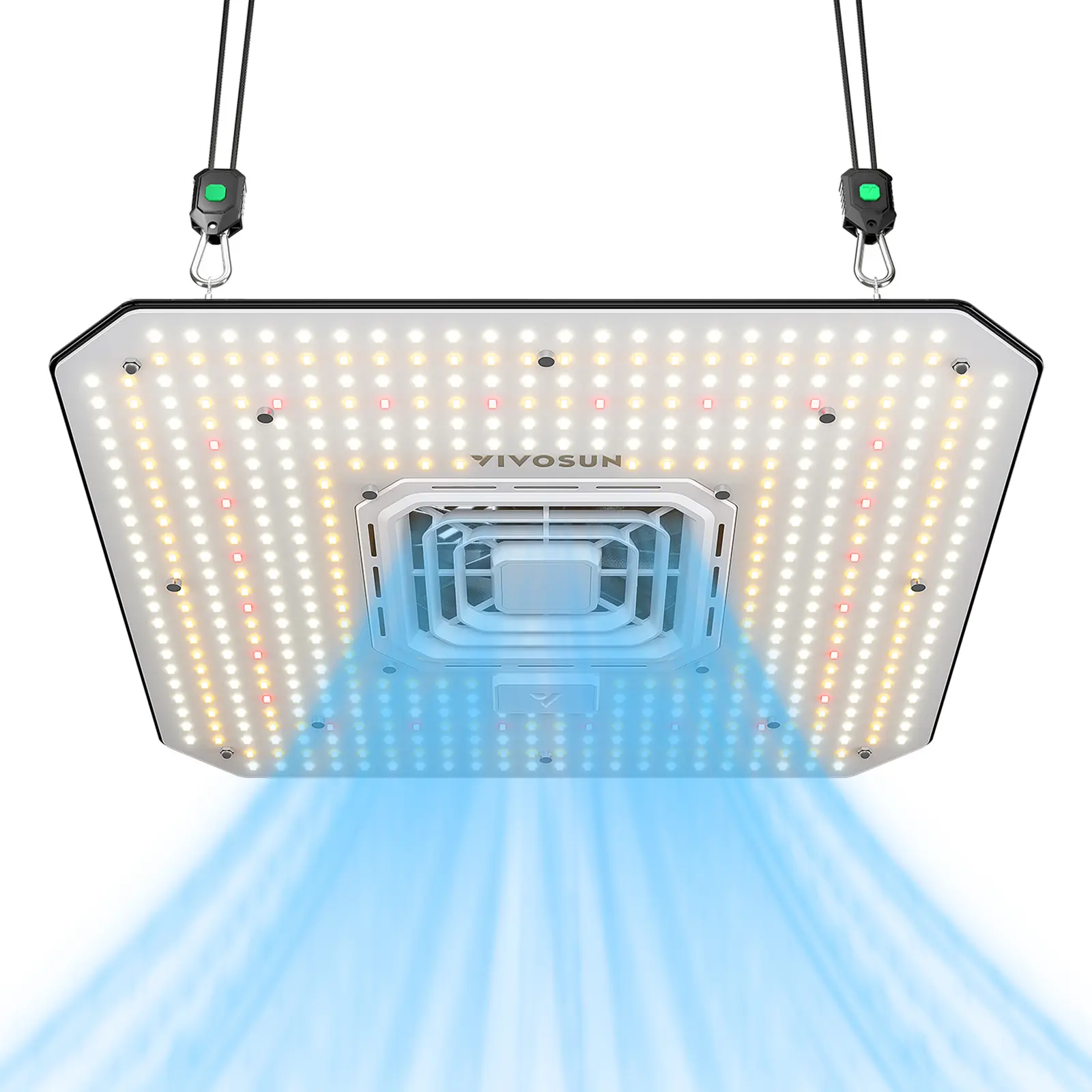 VIVOSUN AeroLight A150SE LED Grow Light 150W,with Integrated Circulation Fan,Compatible with App and E42A/E25, 2x4/3x3 Coverage, Establish an Intelligent Grow Environment