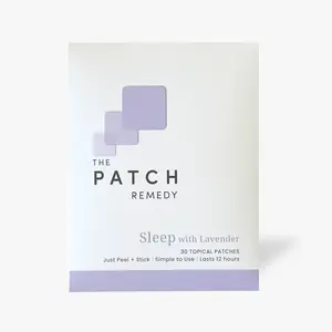 The Patch Remedy Sleep with Lavender | 30 Patches for Restful Sleep, Relaxation & Calm Nights | Magnesium Glycinate, Valerian & Lavender