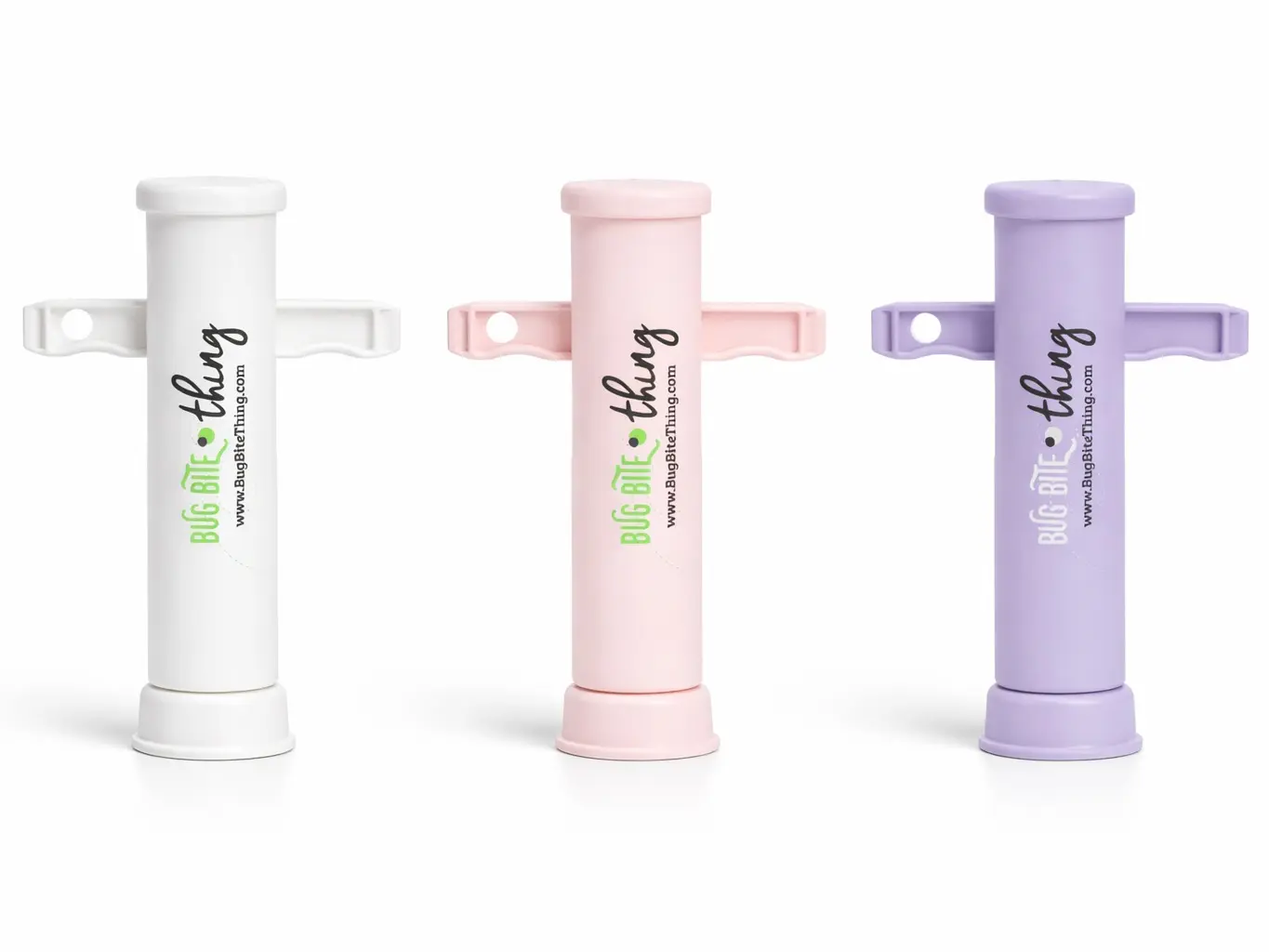 Bug Bite Thing Suction Tool, Chemical-Free Insect Bite Relief, Reusable Itch Relief for Mosquito, Bee, Ant, and Wasp Bites, 3-Pack Bloom (White, Blush Pink, Soft Lavender)