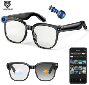 AI Smart Glasses with Camera, 4K 800W HD Video Recording Glasses with Audio, Bluetooth Sunglassess with Camera, Real-Time Translation, Voice Assistant, Object Recognition, Hands-Free Music Calls, Wearable, Wireless Smart Glasses, Wearable Smart Glasses