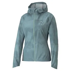 PUMA Womens Seasons Stormcell Light Packable Jacket Athletic Outerwear Casual - Blue