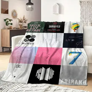 Retro International boyband  Albums Blanket, Lightweight Travel Quilt for Concert And Nap, Ideal Christmas Gift for Best Friends and Collectors | GN050226.R2717.ID00