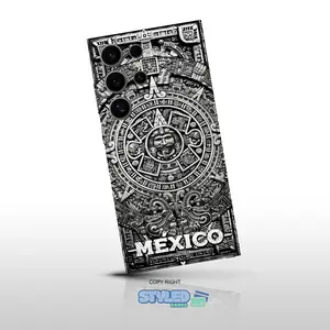 Mexican Aztec phone sticker/skin made with high vinyl and uv ink Cover Cellphone
