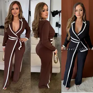 Kimberly elegant long sleeve jumpsuit