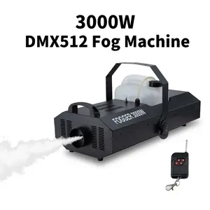 PAIDUN 3000W Smoke Fog Machine Line Control & Remote Control Jet 8-12M/26-39FT Stage Effect Show Event Wedding Theater