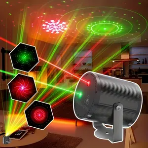 Disco stage light dual-use LED stage light mini laser projector, suitable for bars, disco halls, home entertainment, dance halls, stage performances