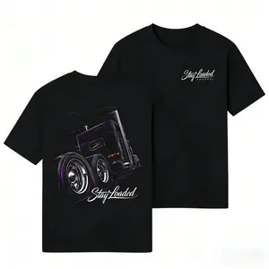"Stay Loaded" Neon Truck Tee – Bold rig, bright spirit.Your passion, lit up and worn proud.shop deals    graphic tee-DK.X