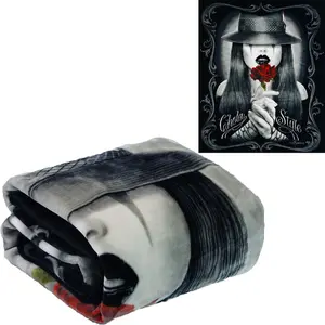 8lb Heavyweight Soft Queen Blanket, Officially Licensed, Mexican Chola Style
