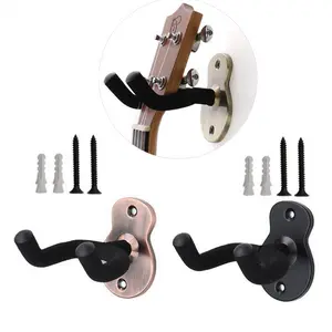 Guitar Wall Mount Hanger Holder and Stylish Acoustic Electric Bass Guitar Wall Hook