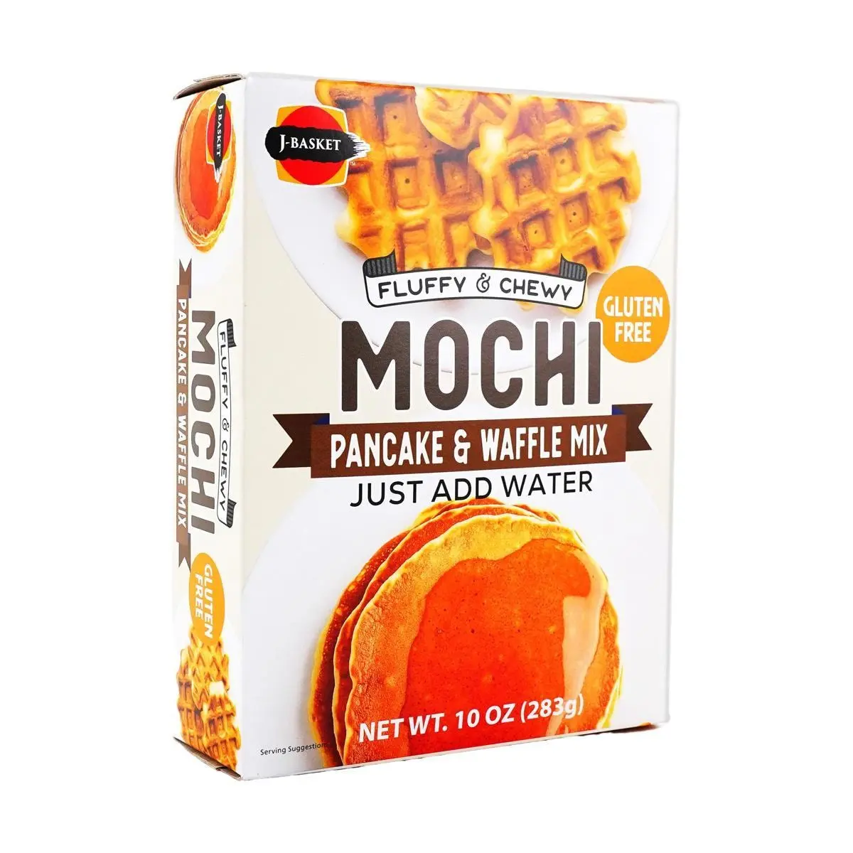 J-BASKET Gluten-Free Pancake & Waffle Mix 283g - Easy  Baking Powder for Perfect Breakfasts, Just Add Water