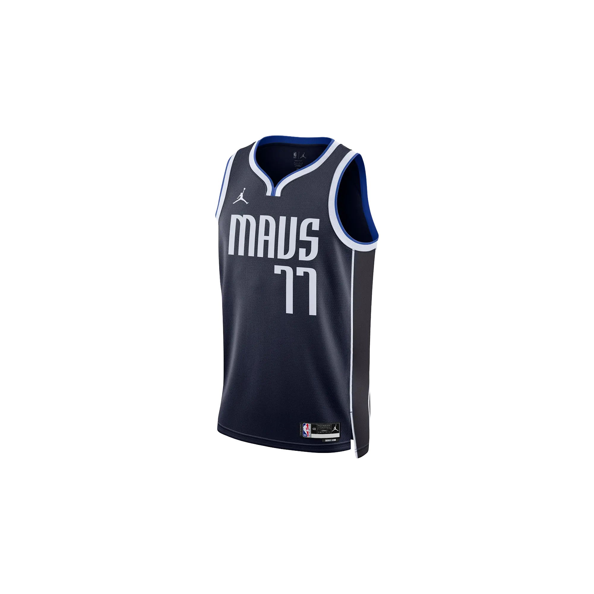 NBA Mavericks '77 Doncic Swingman Jersey Youth "Navy" 9Y2B7BXJP MAVDL