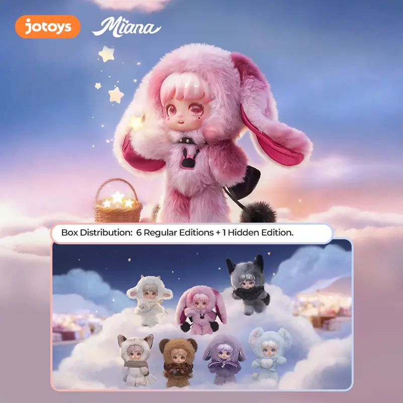 JOTOYS Miana Magical Elf Adventure Series Plush Blind Box - Blind Pack Collectible Figurine, Desk Decor, Ideal Gift for Collectibles Enthusiasts