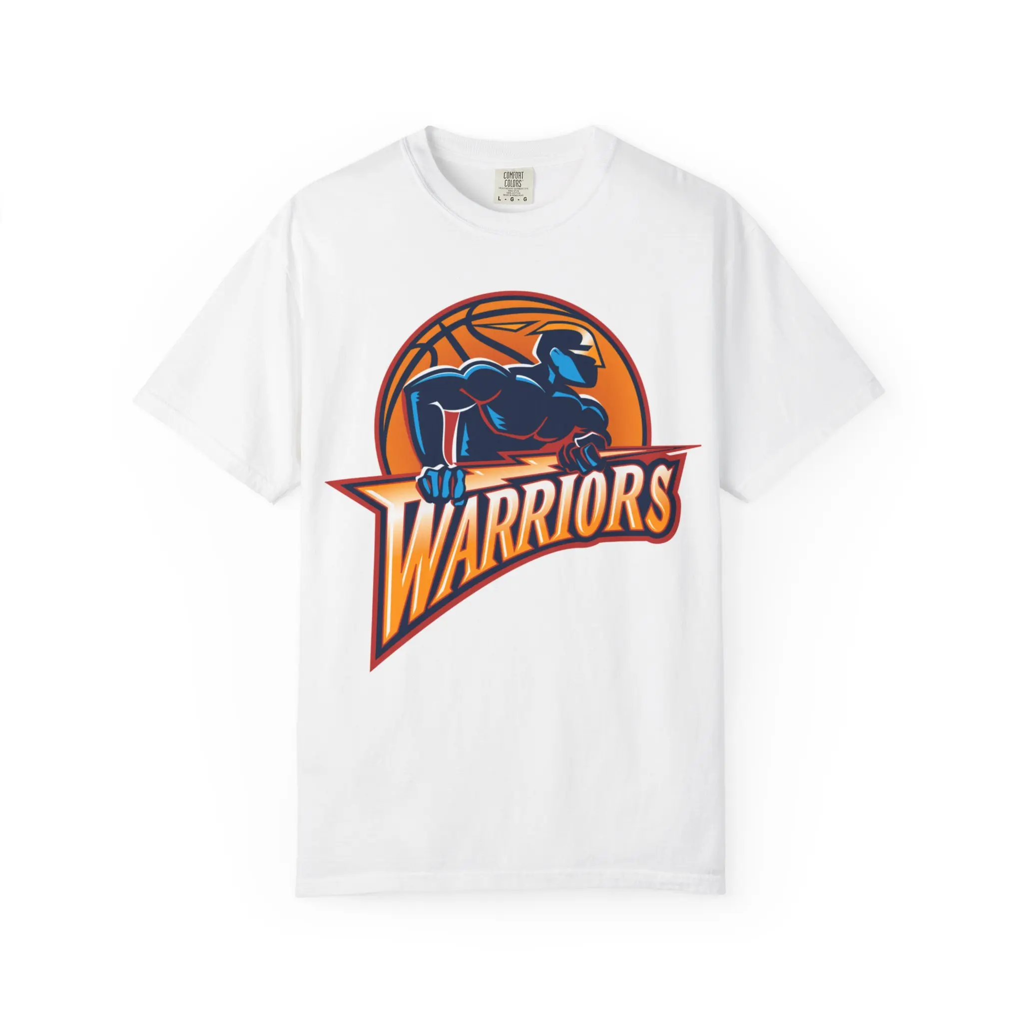 Warriors Basketball Retro logo T-shirt | Sports Team Tee