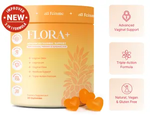 Flora+ Advanced Vaginal Health Probiotic Supplement Gummies Healthcare