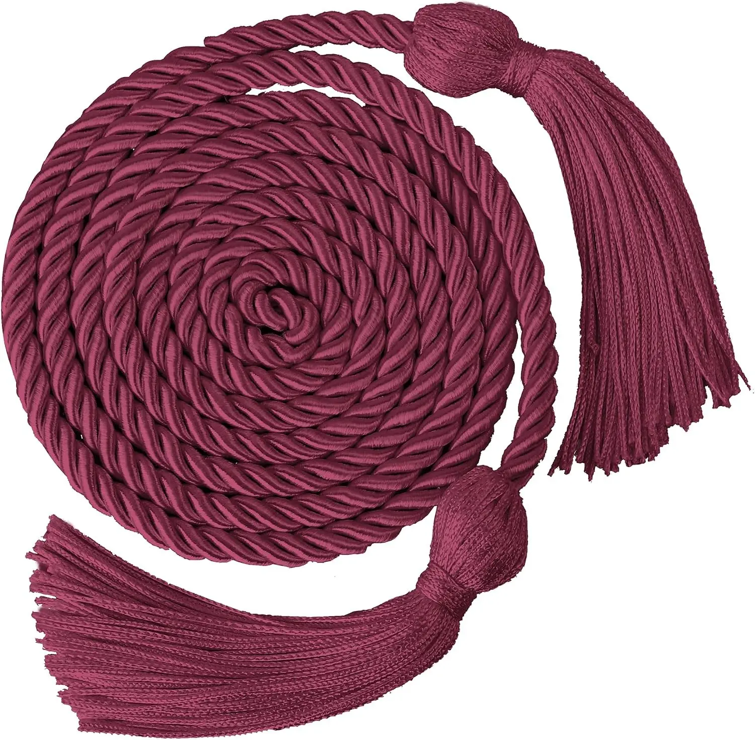 Graduation Cords, Grad Cords, Cords for Graduation 2026, 68" Graduation Cord, Honor Cords, Graduation Cords Pack, Honors Cords for Graduation, Graduation Honor Cords for Students,Maroon Jujube