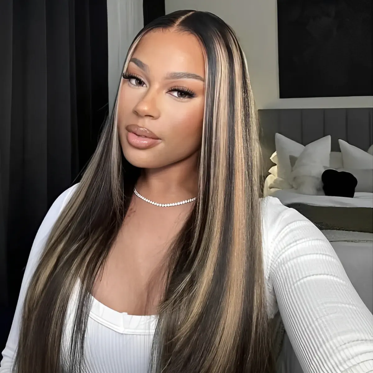 Mscoco Hair Balayage Honey Blonde Highlight Human Hair Wig Glueless Budget Friendly Summer Wig Pre Cut 6x5 Wear And Go 1B 22 Body Wave HD Lace Wig #Summersale