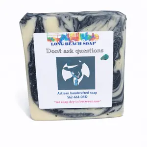 'Dont ask Questions'  cold process soap bar