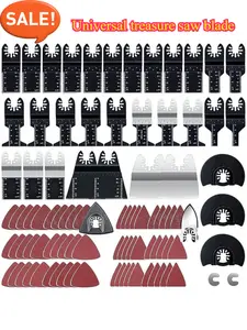 98PCS Mixed Universal Saw Blade Set Oscillating Multi Tool Accessories Cutting sickle