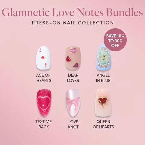 Glamnetic Love Notes Press-On Nail Bundle Collection