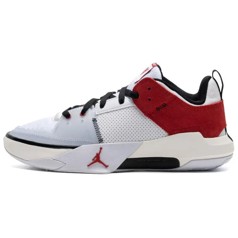 Jordan Air Westbrook One Take 5 Pf White Gym Red' Retro Versatile Durable Non-slip Low Top Basketball Shoes Men's FD2336-160