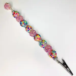 Pink Berry & Confetti Clip