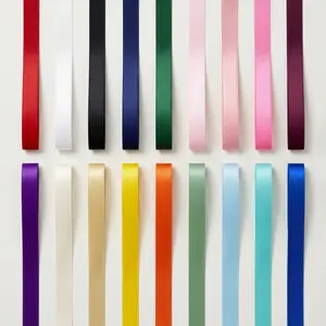 3/8-Inch Single-Face Satin Ribbon by Peaco, 100yd, Smooth Finish, Easy Shaping, Soft Shine, Fade-Resistant, Fray-Resistant, Clean Edges, for Gift Wrapping & Bows, Hair Braiding, Christmas Decor, Wedding Crafts