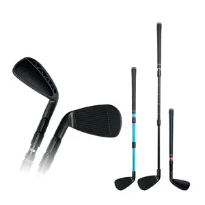 Outdoor Golf Three-Section Telescopic Chipping Club Extendable Practice Club for Indoor & Outdoor Use