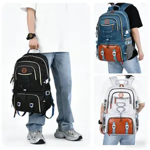 35L Travel Backpack for Both Genders with USB Charging Port Ideal for Work Commutes Leisure Journeys and Convenient Use
