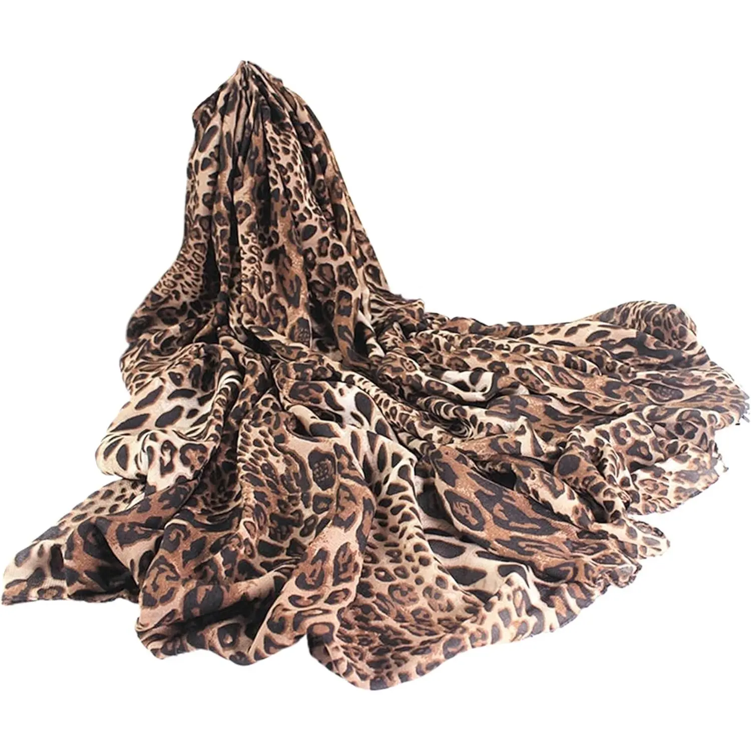 valentines gifts Leopard Scarf for Women, Animal Cheetah Print Shawls 59"x28" Lightweight Breathable Large Scarf for Fashion Wear