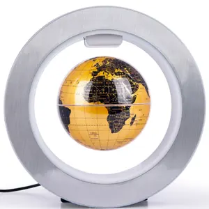4 in Magnetic Levitation Rotating Round Globe with Constellation Map & Cosmic Glow, Creative Desk Decor Home Decor Gift Craft