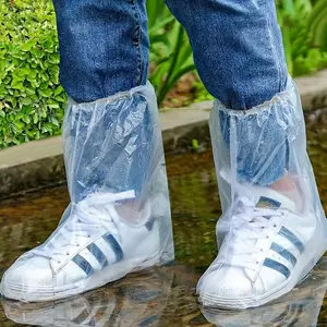 25 Pairs Disposable Rainproof, Waterproof Shoe Covers, Suitable For Outdoor Rainy Days, Household Cleaning Hygiene