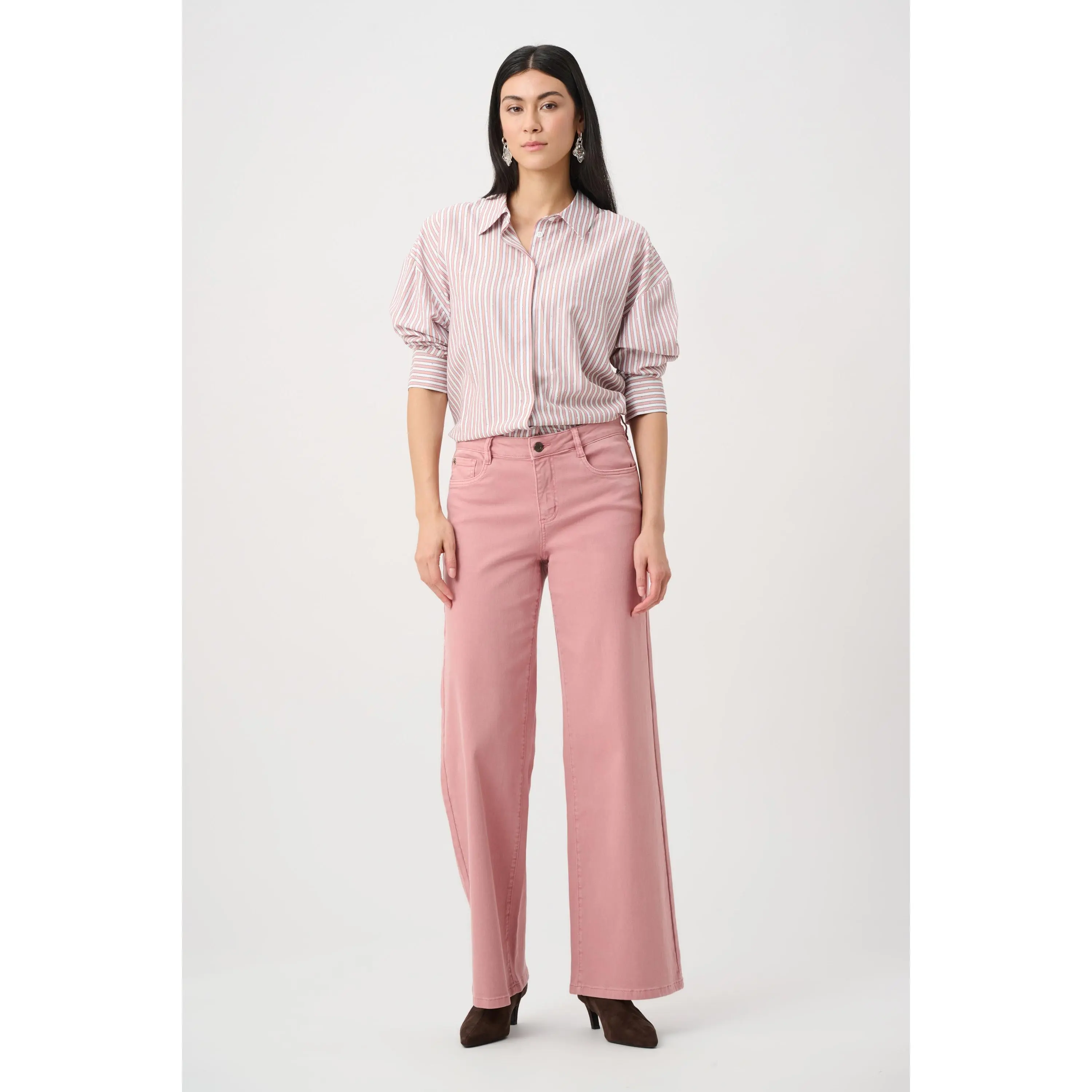 Joseph Ribkoff Goldie | Classic Wide-Leg Stretch Jeans