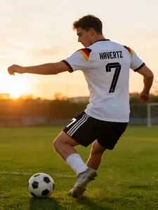 2026 Germany Football Jersey Set, Home Kit, Minimalist Pioneer Style, Moisture-Wicking, Professional Competition and Training Gear