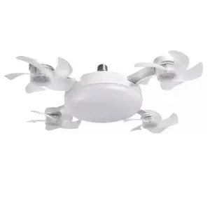 [DealsForYouDays] 2026 New E27 Socket Ceiling Fan Light - 2-in-1 Silent LED Fan with Remote Control, Energy-Saving Cooling & Lighting Combo for Home Bedroom