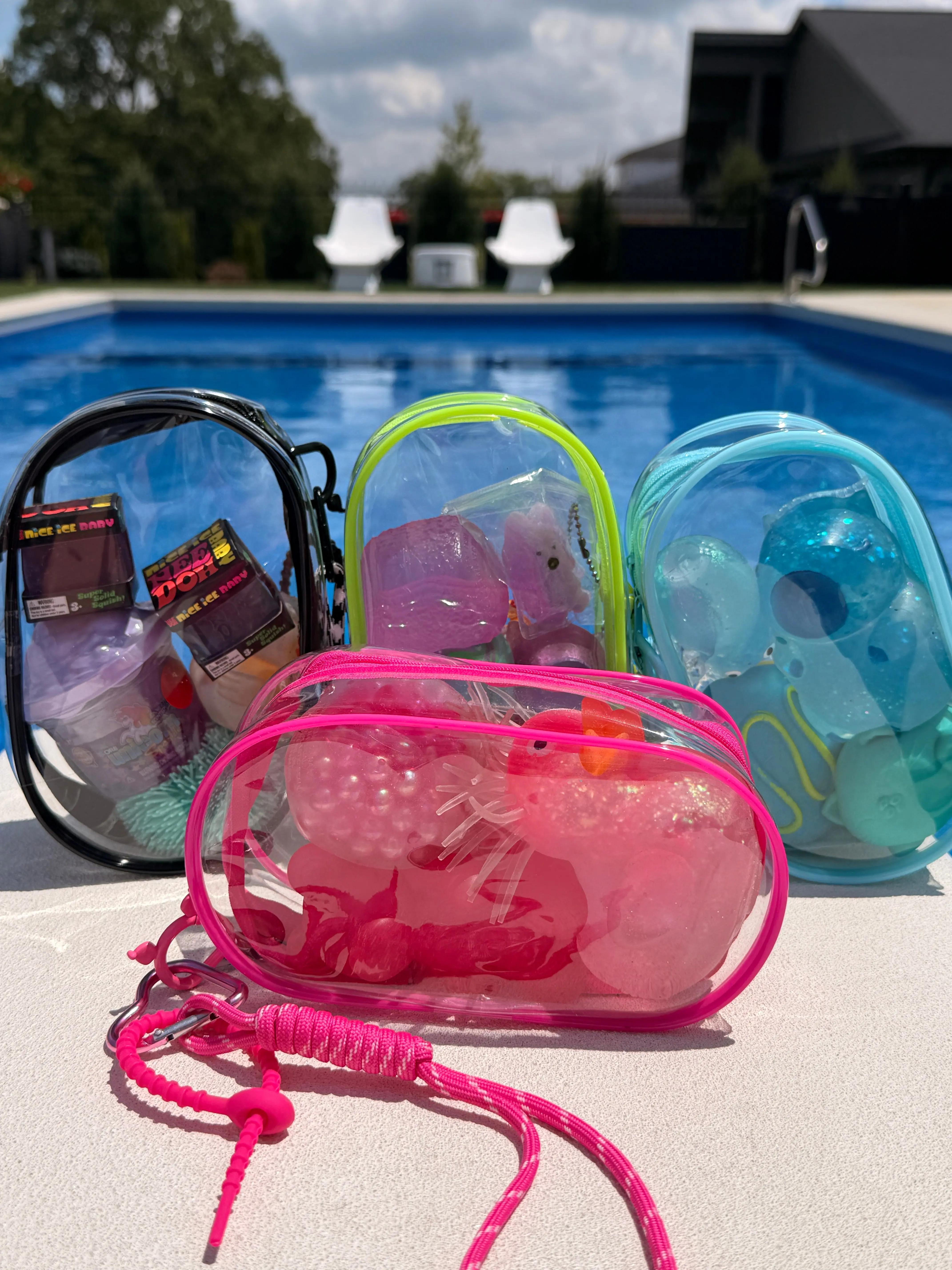 Squishy On-the-Go Clear Carry Pouch