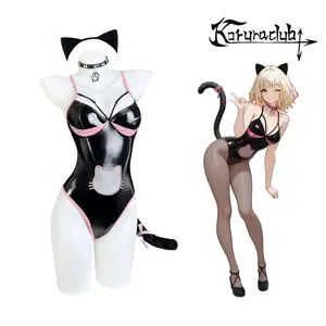 Koruraclub Adorable Playful PU Cat Costume - Party Outfit for Roleplay and Creative Projects, Suitable for Everyday Wear - Women's Clothing - TikTokShop Black Friday SpringStatements
