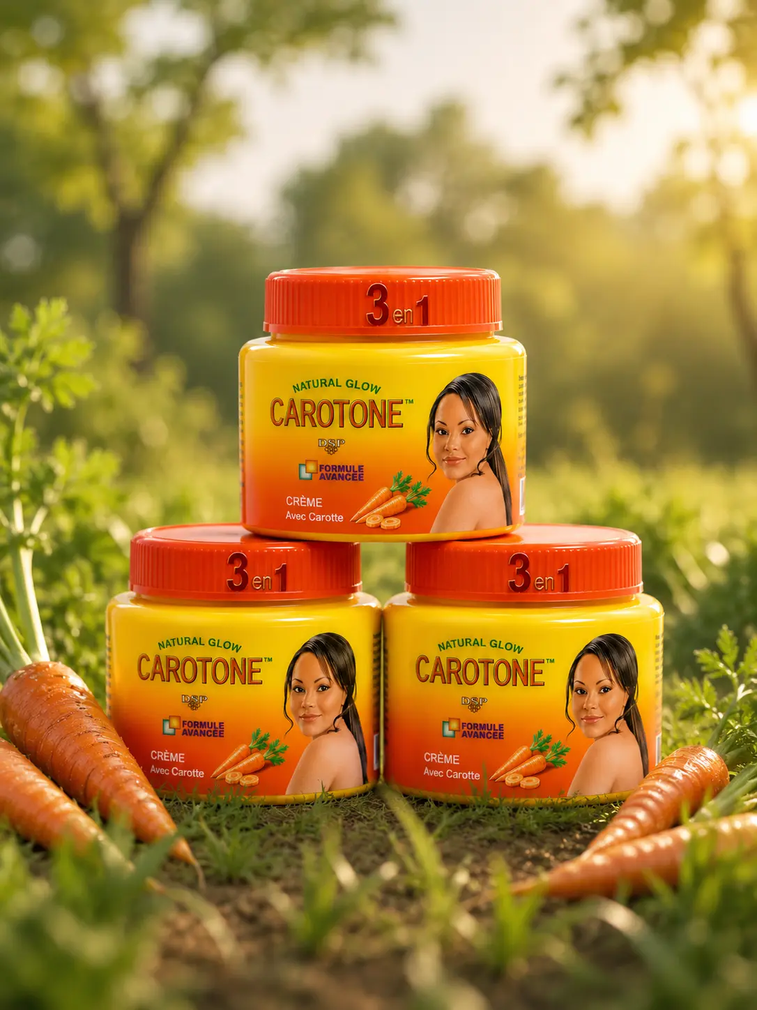 CAROT N Cream F, Daily Hydrating Body Moisturizer, 300 ML