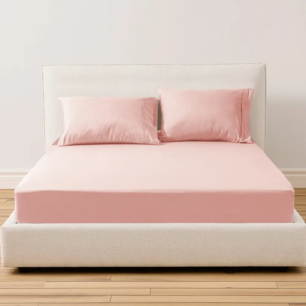 Kasentex 3-Piece/5-Piece Breathable Durable Microfiber Bedding Set, Includes Fitted Sheet & Pillowcases (No Flat Sheet), Machine Washable, Available in Twin, Twin XL, Full, Queen, King, California King Sizes, Breathable Durable Sheets, Microfiber Bed Shee