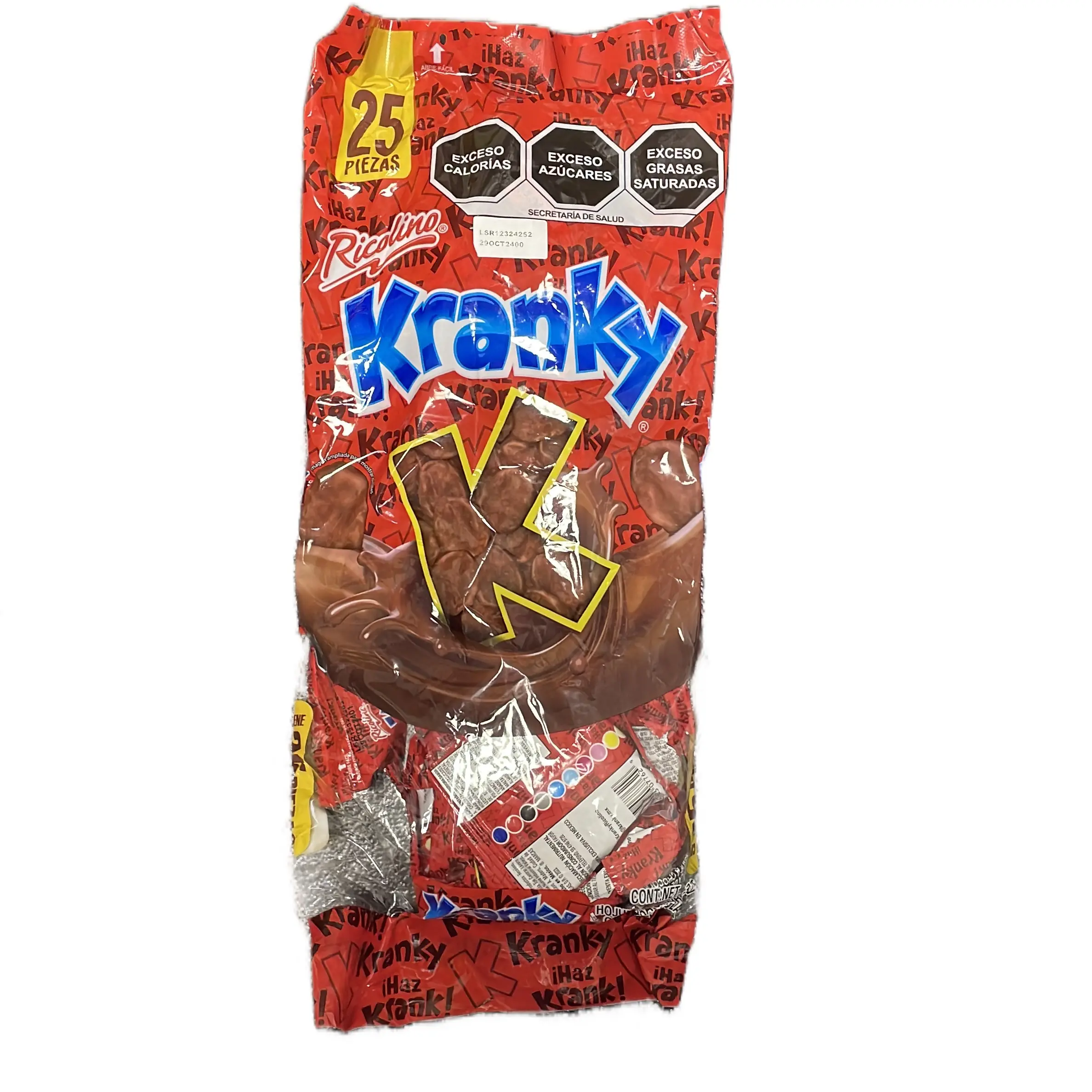 Ricolino Kranky (25 piezas ) Snack Chocolate