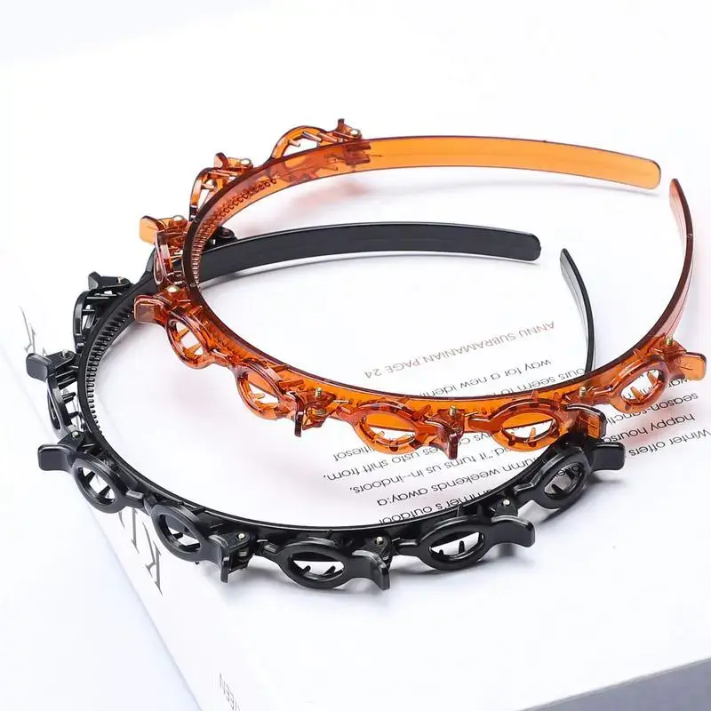 Women's 2026 Novelty Multifunction Double Layer Plastic Hair Hoop - Modest Female Headbands for Everyday Daily Use, Any Occasion DIY Hairstyles, Party Accessories Gift, Accessories For Women, Convex