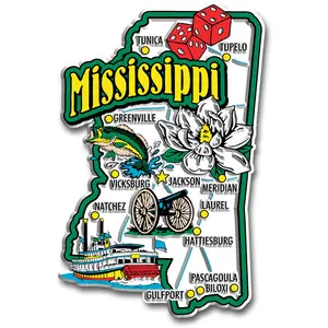 Mississippi Jumbo State Magnet by Classic Magnets