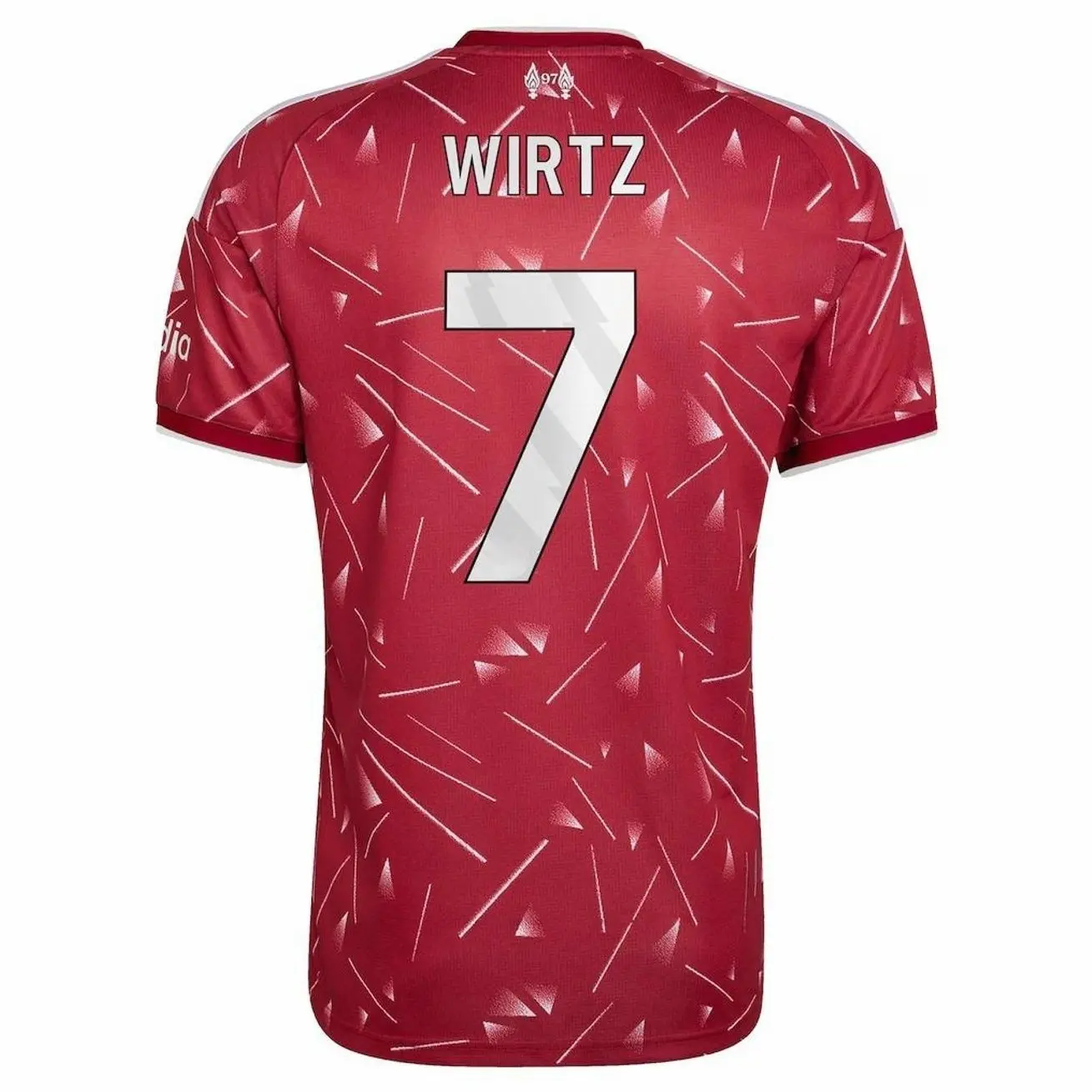 Unisex Soccer Shirt Wirtz 2025/26 Home Stadium Replica Jersey - Red Live