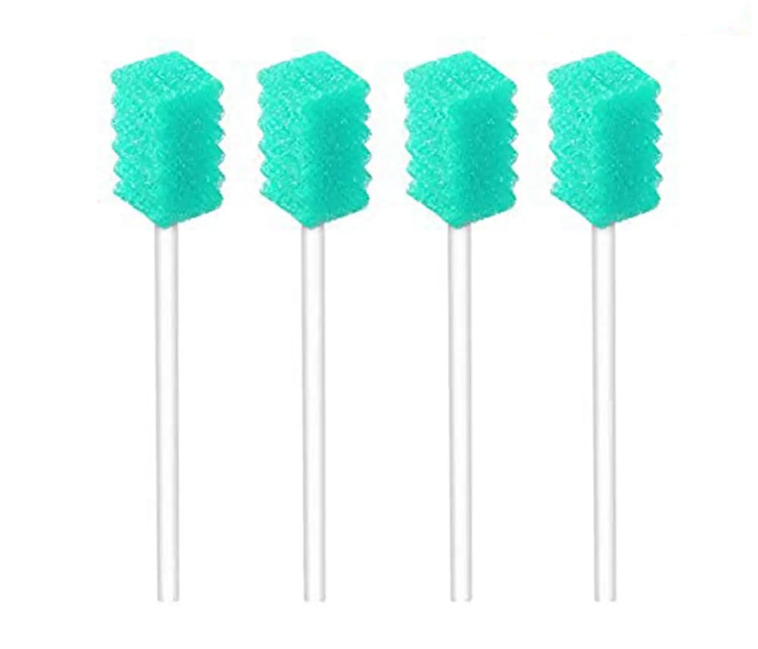 50 Pack Disposable Oral Swabs, Sterile Dental Sponge Swab sticks | Unflavored for Mouth & Gum Cleaning